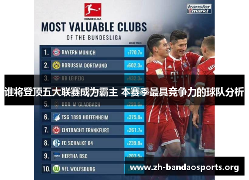 谁将登顶五大联赛成为霸主 本赛季最具竞争力的球队分析 谁将登顶五大联赛成为霸主 本赛季最具竞争力的球队分析